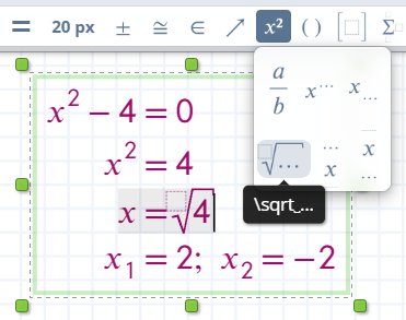 Using the Equation Editor - iDroo