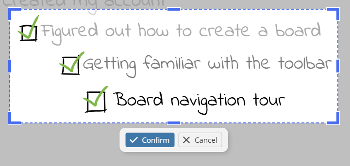Export selection modal showing area choices, padding/background settings, and download or print buttons.