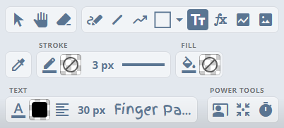 Picture of iDroo toolbar