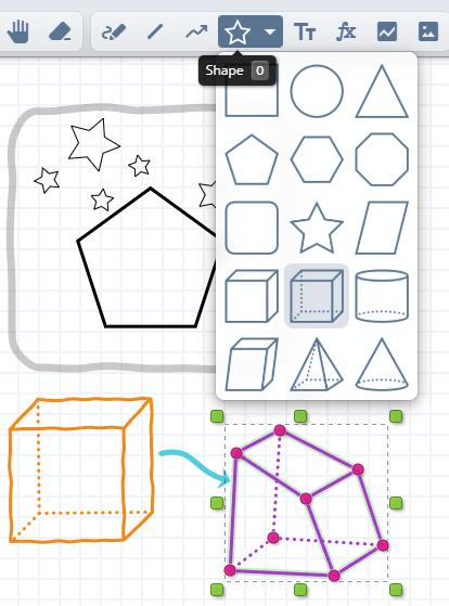 Şekil aracı kullanarak geometrik şekiller ekleme