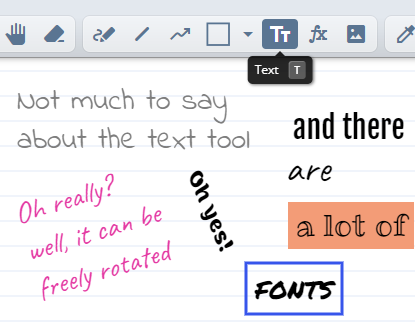 Adding and customizing text using the text tool